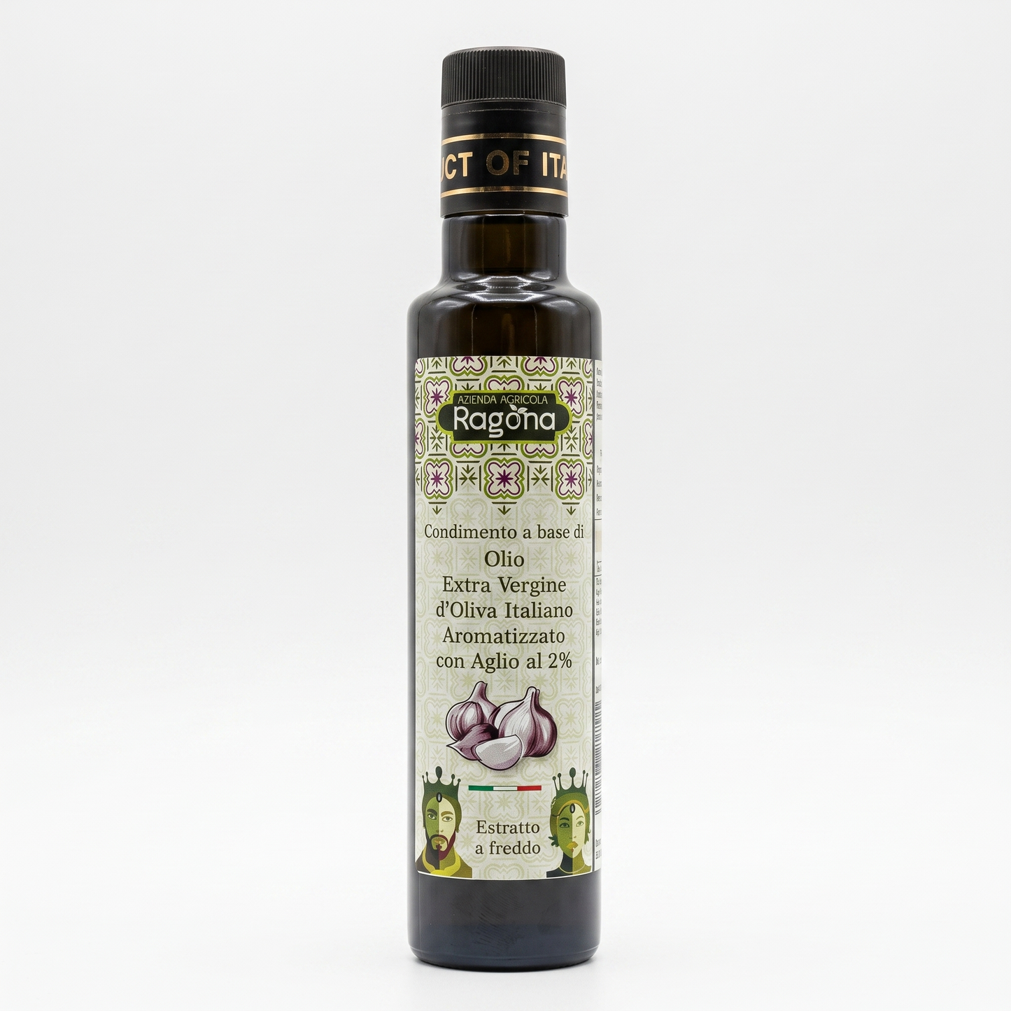 Ragona Knoblauchöl - Natives Olivenöl Extra mit Knoblauch - 250 ml