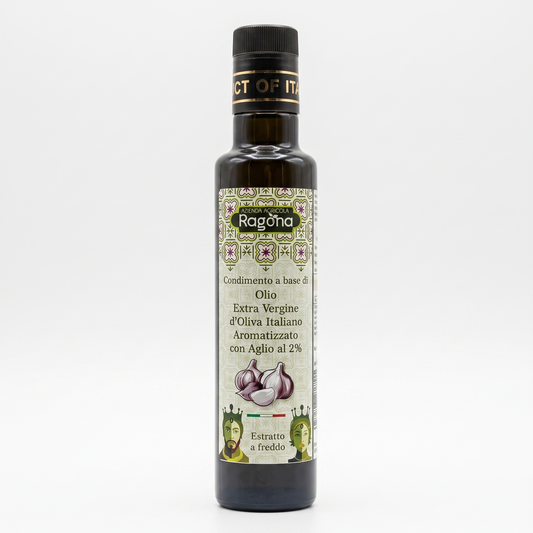Ragona Knoblauchöl - Natives Olivenöl Extra mit Knoblauch - 250 ml